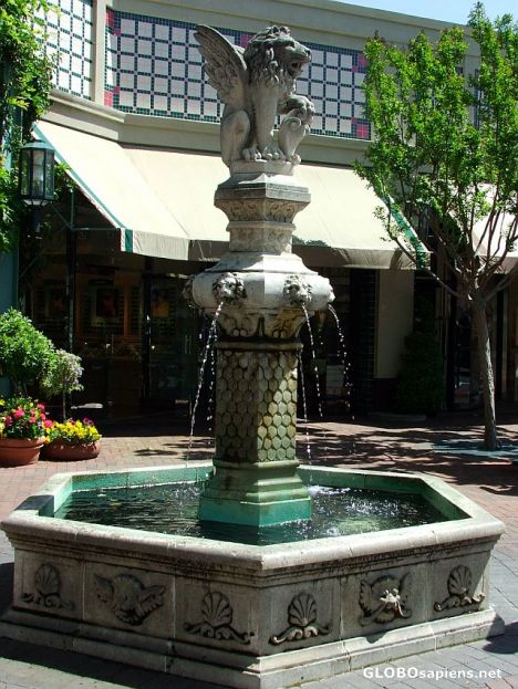 Postcard Mystical fountain