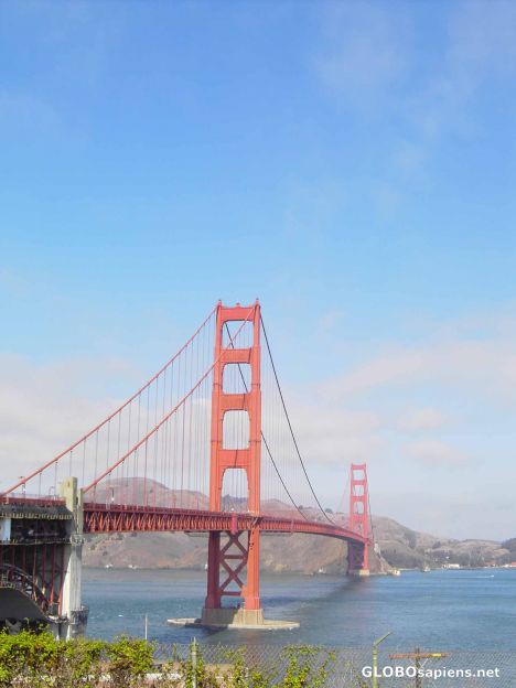 Postcard Golden Gate Bridge