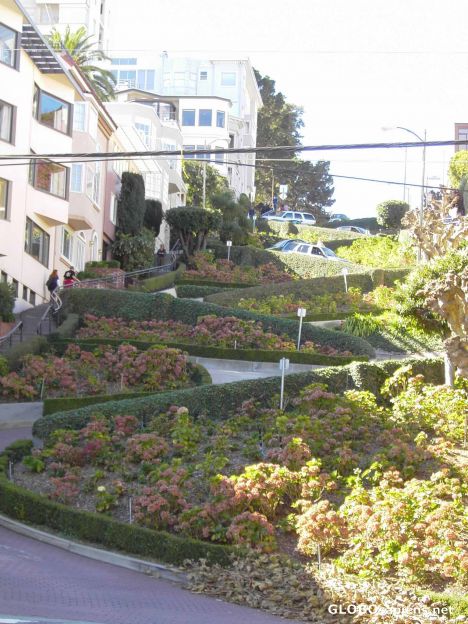 Postcard Lombard Street