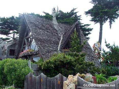 Postcard Baba Yaga House