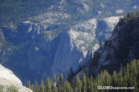 Postcard View into Tuolumne Canyon
