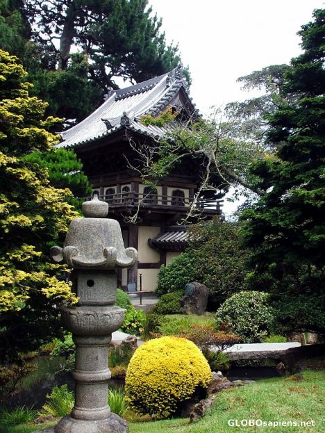 Postcard Jappanice Garden