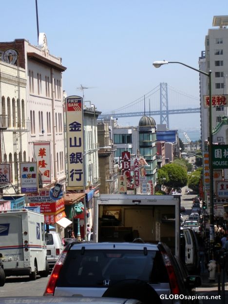 Postcard China town