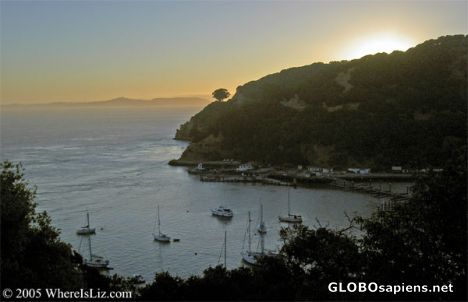 Postcard Sunrise, Ayala Cove, Angel Island
