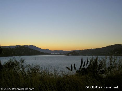 Postcard First Light, Angel Island
