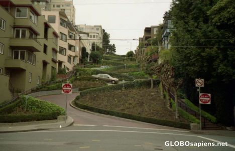 Postcard Lombard Street