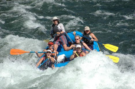 Rafting Satan's Cess Pool-American River