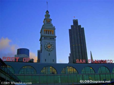 Postcard Sunset, Port of San Francisco