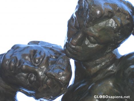 Postcard Stanford Rodin-Faces of Shades