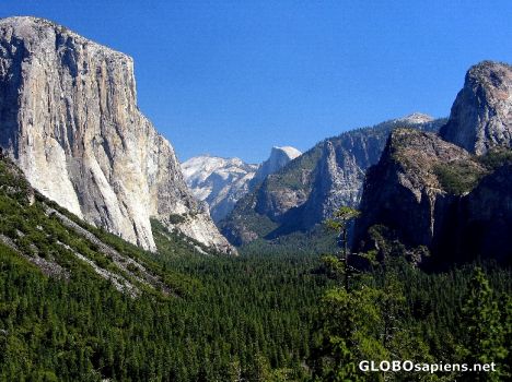 Postcard Yosemite Valley