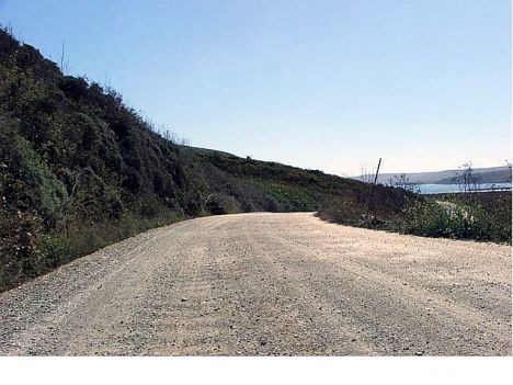 Postcard Oyster road to oyster farm