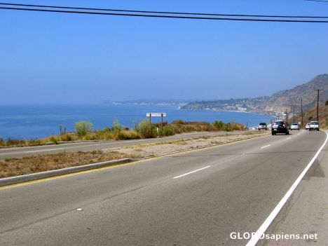 Postcard Malibu Beach Highway 1