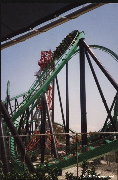 Postcard Batman the ride