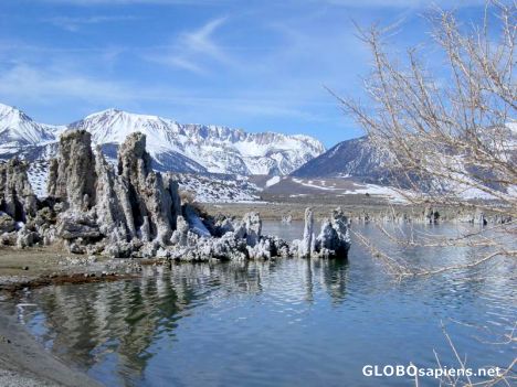 Postcard Mono lake