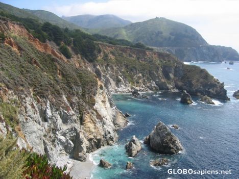 Postcard View out to Bixby Bridge