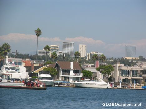 Postcard New Port beach, Orange County