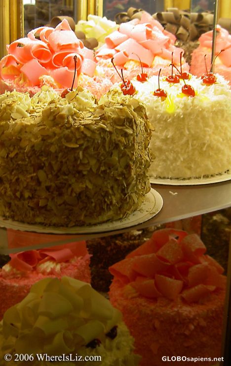 Postcard Baroque Cakes