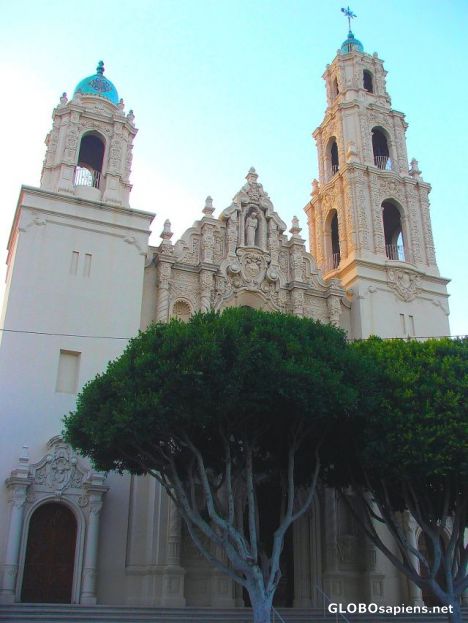 Postcard Historical Mission Dolores