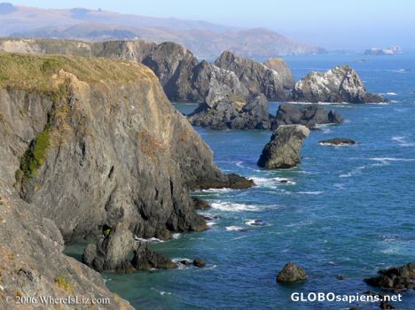 Postcard Rocky Shore, Tomales