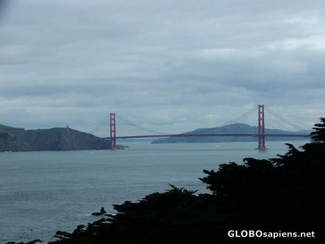 Postcard Golden Gate Bridge