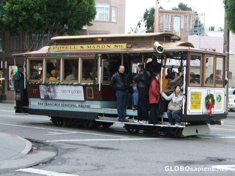 Postcard Historical cablecar