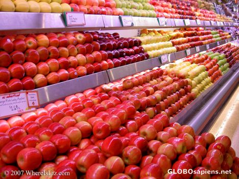 Postcard California fruit