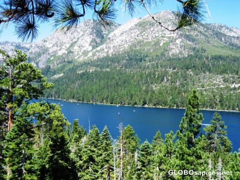 Postcard View from Emerald Bay Campground
