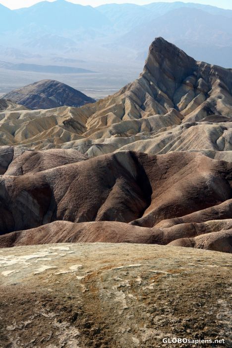Postcard Zabriskie Point in Death Valley Natinal Park