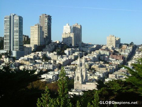 Postcard Russian Hill