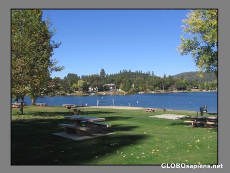 Postcard Pine Mountain Lake Main Marina Beach, Groveland
