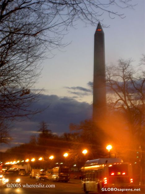 Postcard Twilight near the Mall, Washington DC