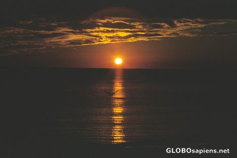 Postcard Sunset over the Gulf of Mexico