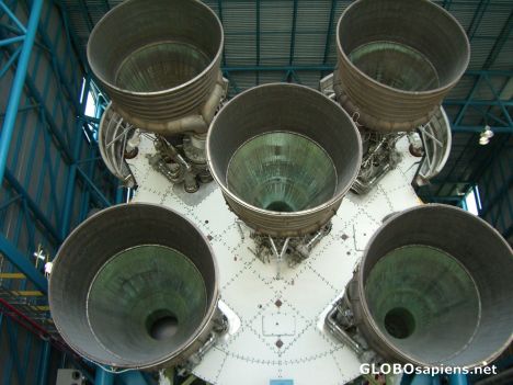 Postcard Apollo Saturn V.
