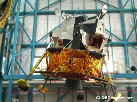 Postcard Lunar module
