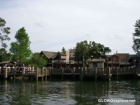 Postcard Adventureland - magic kingdom disney