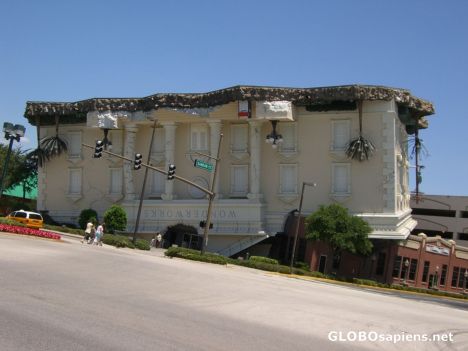 Postcard Wonderworks - upside down!