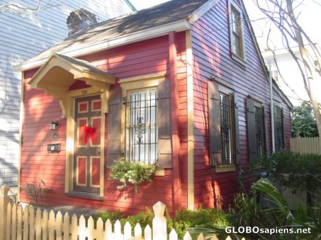 Postcard Quaint Little House