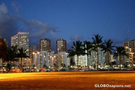 Postcard Downtown Honolulu