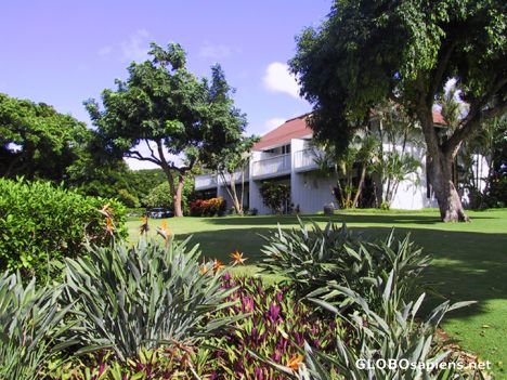 Postcard Kiahuna Plantation, Kaua'i island, Hawai'i