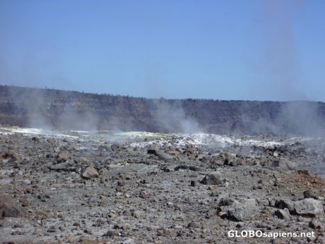Postcard inside Halemaumau Crater