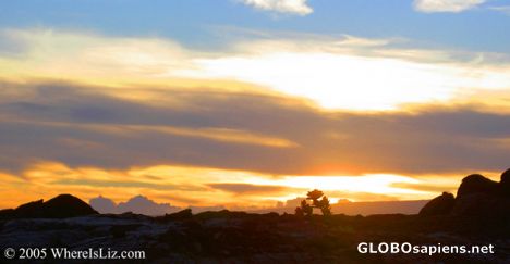 Postcard Sunset, Volcanos National Park, Hawaii