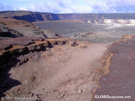 Postcard Kilauea Caldera, Hawaii