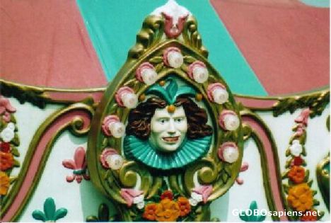 Postcard Details of the Carousel