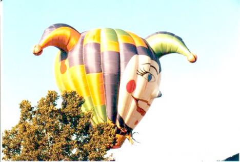 Postcard Lady Jester - Centralia Balloon Festival