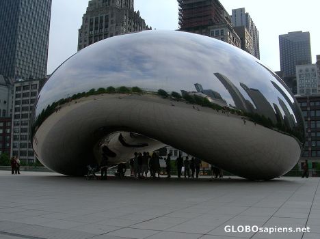 Postcard The Bean