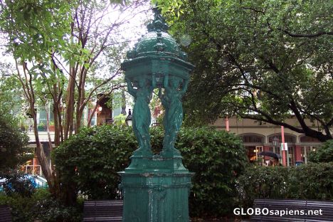 Postcard park on decatur street