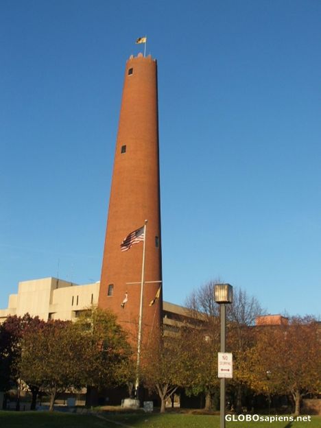 Postcard The phoenix shot tower in baltimore