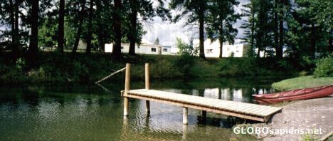Postcard The dock