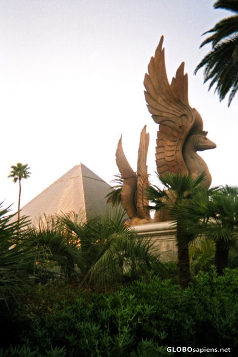 Postcard Las Vegas Mandalay Bay entrance