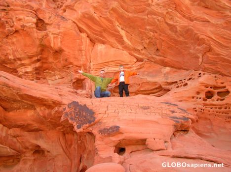 Postcard Las Vegas The Valley of Fire
